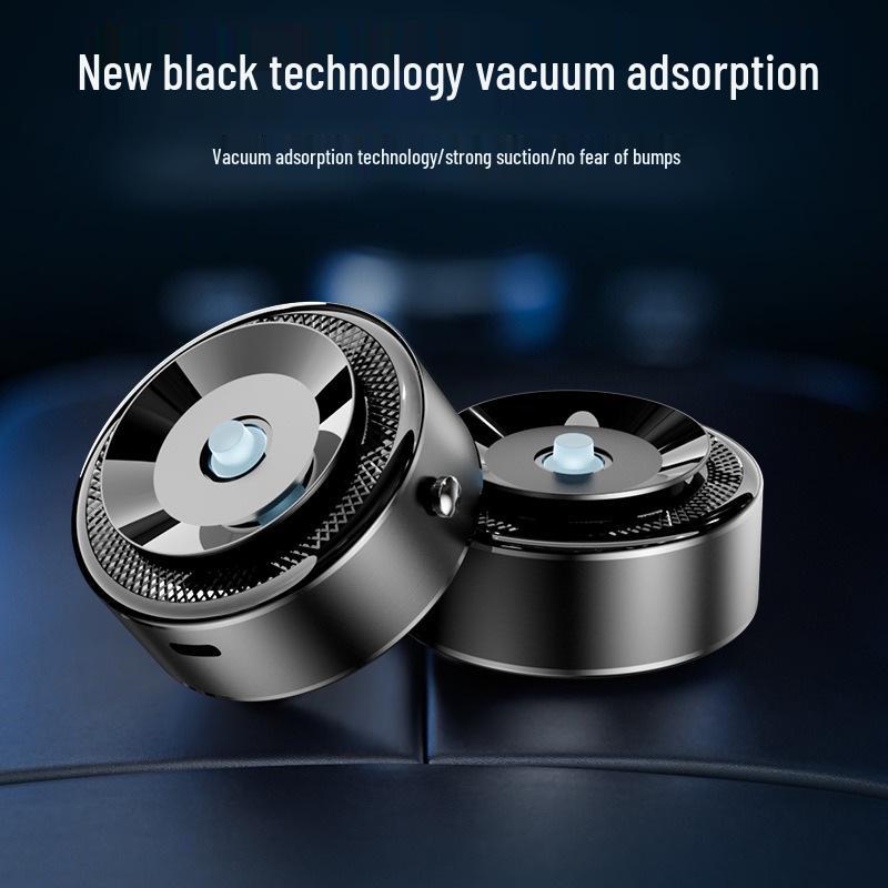 

Double-Sided Magnetic Vacuum Phone Holder for Car Navigation - Black