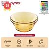 PYREX Amber Heat-Resistant Glass Noodle Bowl 2-Pack