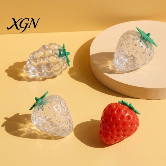 Office Desk Toy Strawberry Grape Stress Relief Toy, Realistic Fruit Squeeze Sensory Shaped Fidget Anxiety Relieving for Kids Adults