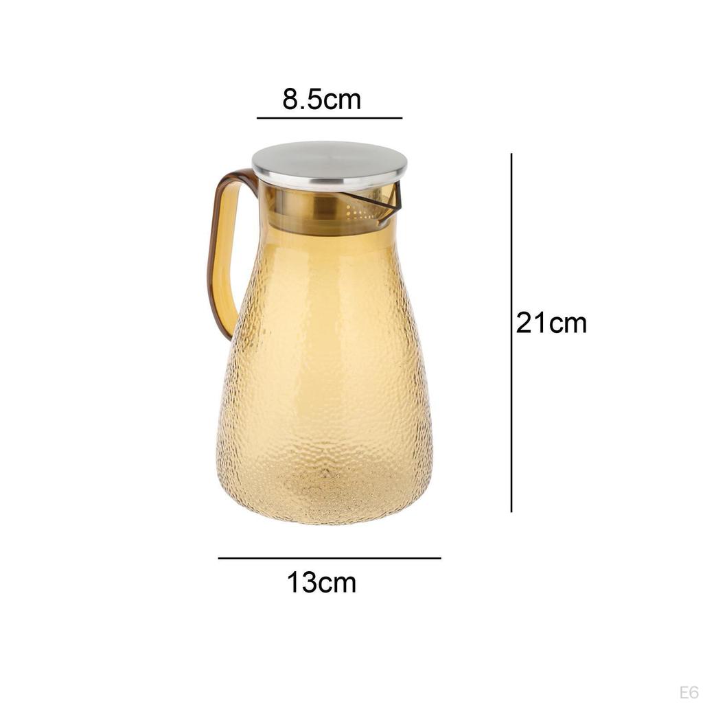 50oz Water Kettle Pitcher with Handle, Beverage Pitcher, Versatile Drink Jug Juice Milk