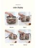 Cute Bear Portable Makeup Bag - Travel Toiletry & Cosmetics Organizer