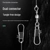 Three-Hook Red Sleeve Barbed Carp Fishing Rig - Anti-Tangle Design