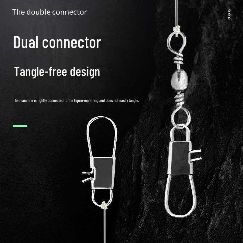 Montage Carpe Barbelé à Manchon Rouge à Trois Hameçons - Conception Anti-Emmêlement