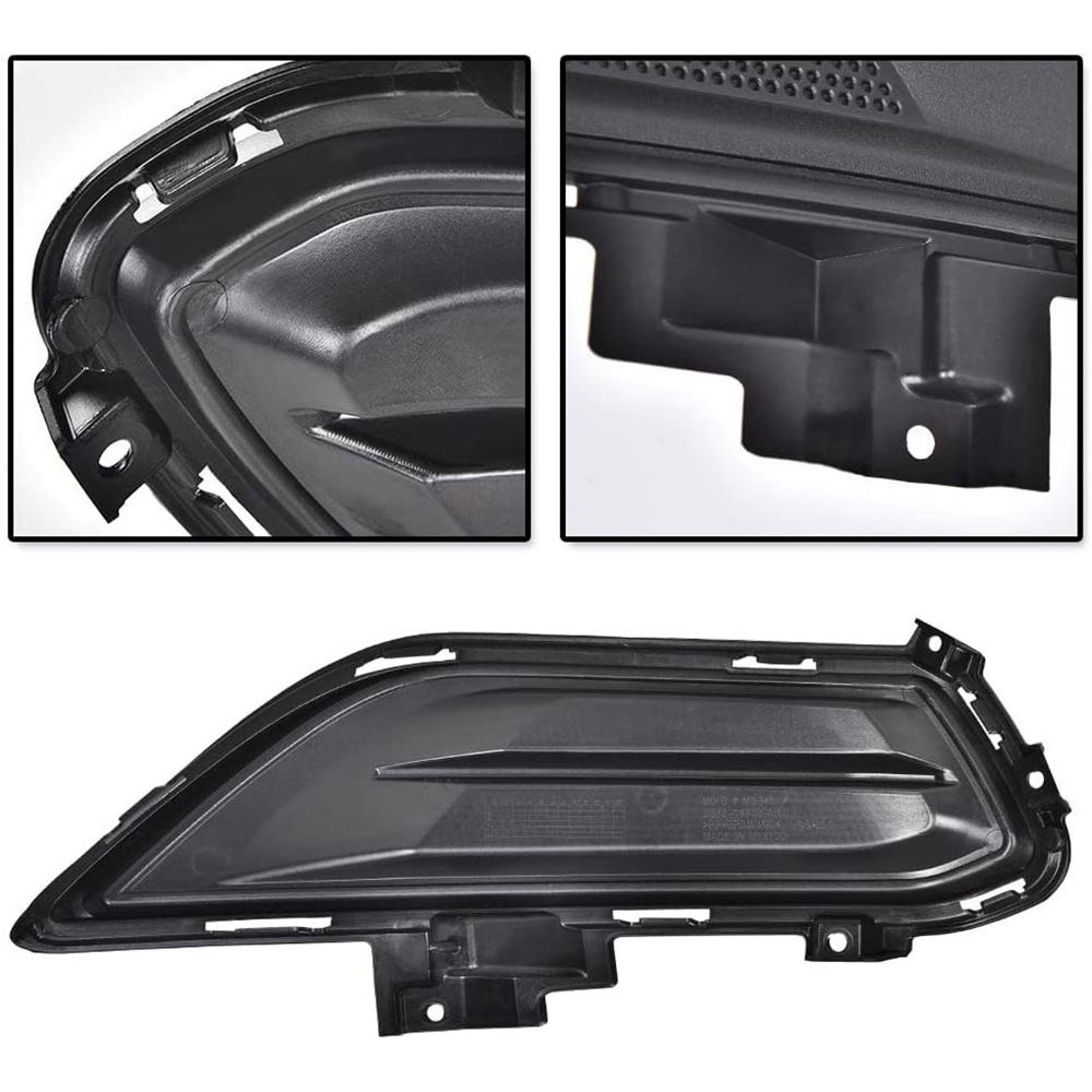 Front Bumper Insert Fog Light Cover Left+Right Fit For 2013-2016 Ford Fusion
