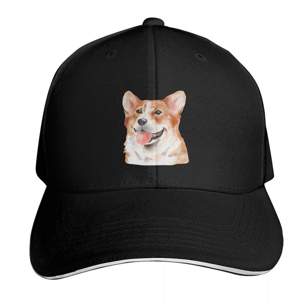 DOG EATING A PIZZA CUTE DOG FACE DOG LOVERS Baseball Cap hiking hat Fashion Beach tea Hat designer cap Unisexs Caps Womens
