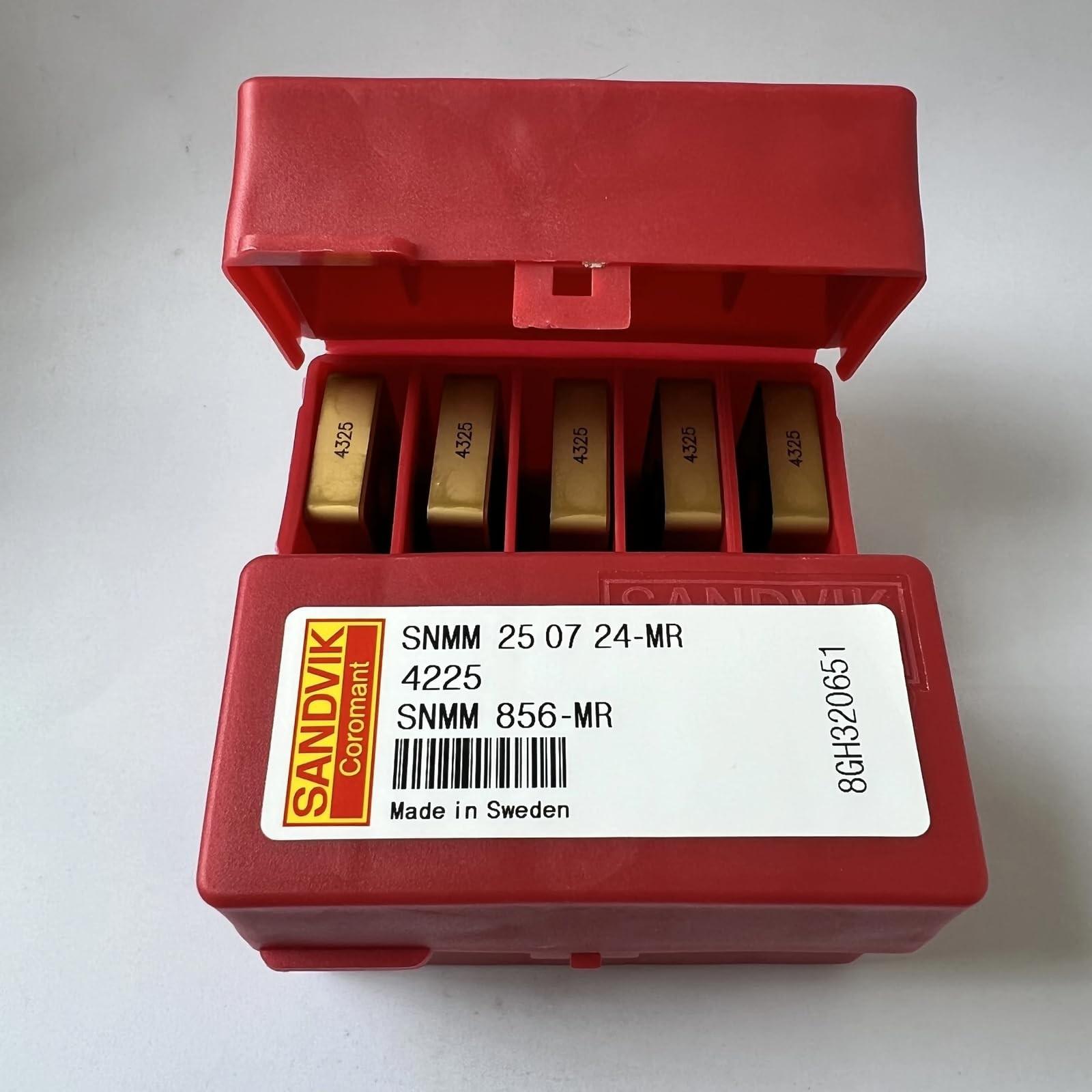 

Original Sandvik / SNMM250724-MR 4225 CNC lathe carbide blade tool 10 Pcs