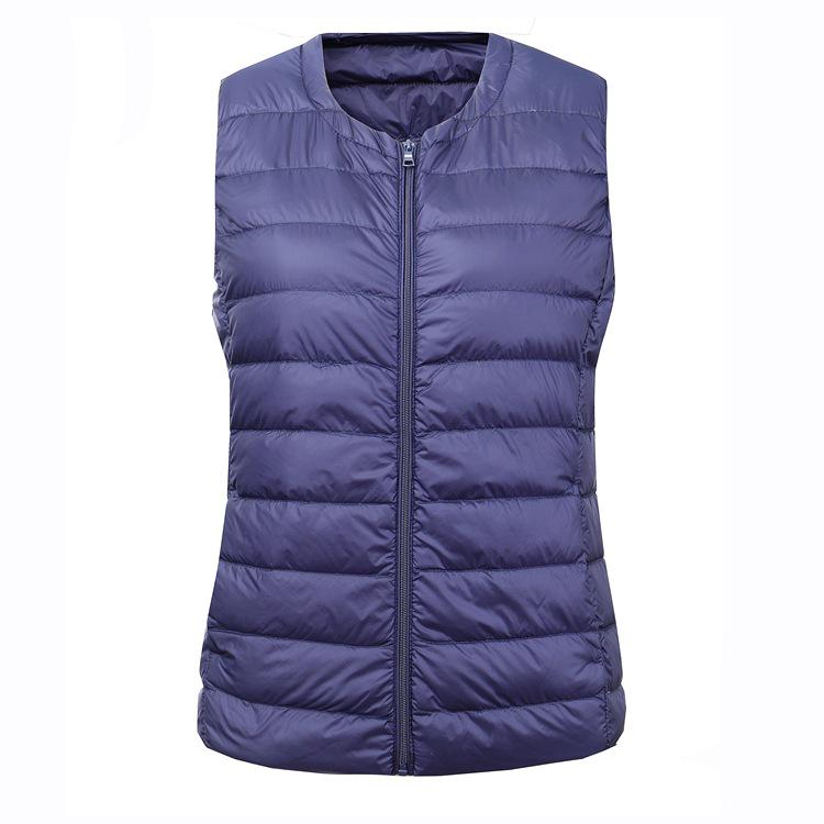 Unisex Winter Duck Down Vest Ultralight Double-sided Wear Sleeveless Warm 7XL Plus Size Waistcoat
