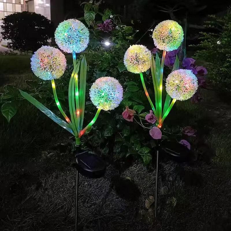 Wotan Solar Chive Flower Decorative Lawn Lights