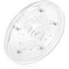 4 Inch Turntable Acrylic Mini Turntable Organizer, Cookie Turntable Clear Ball Bearing Rotating Tray Small Turntable for Table Rack Computer Monitor