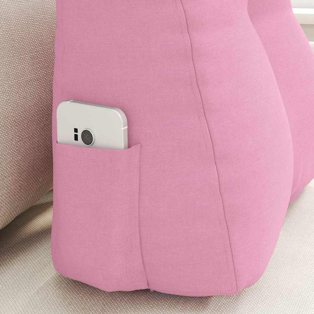 Back Cushion Pink 45 x 24 x 50 cm Fabric