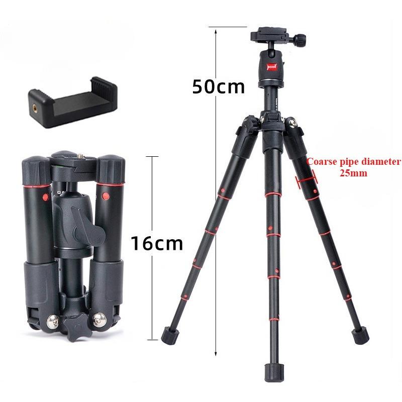 Micro DSLR Camera Aluminum Alloy Desktop Tripod Mobile Mini Live Selfie Stand Camera Tripod