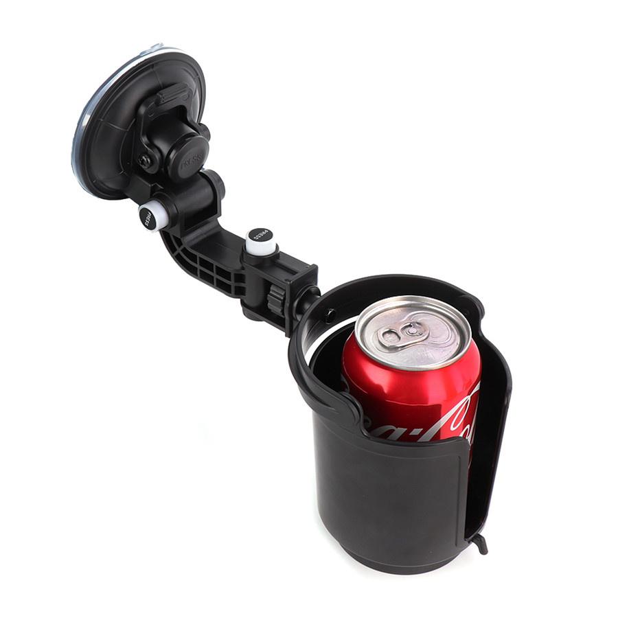 1PC Adjustable Universal Car Window Black Drinks Bottle Holder with Suction Cup
