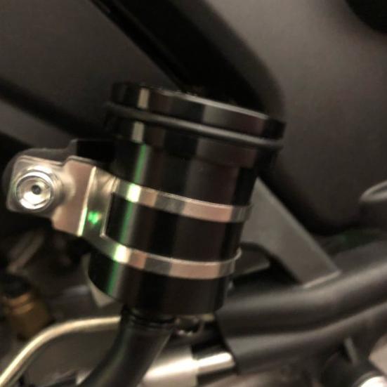 Aluminum Alloy Motorcycle Brake Cylinder Fluid Reservoir 54mm Universal Front Rear Clutch Tank Oil Bottle Cup for Motorbike Brake System Accessories