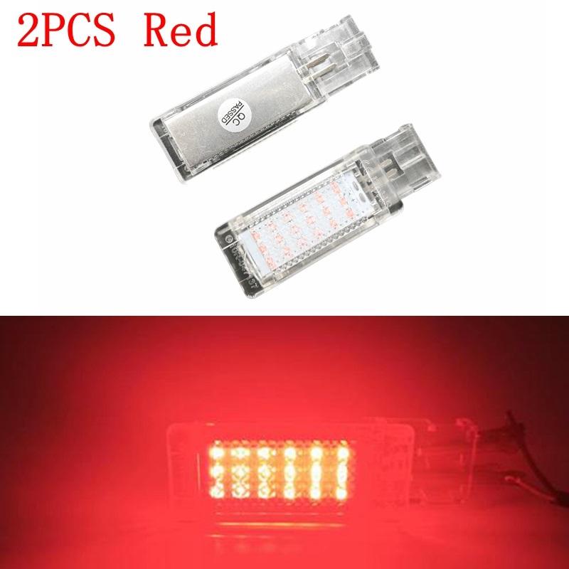 Светодиодная подсветка салона для ног для VW Golf 5/6/7 Plus Polo Scirocco Passat B6 B7 B8 CC Tiguan Jetta Caddy Tourage Sharan EOS A1 2PCS Red