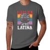 Afro Latina Design for Unisex T-Shirt Active Sports Short Sleeve Cotton Shirt
