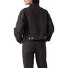 Levis Studded Single Button Long Sleeve Loose Short Denim Jacket Women jackets A9456-0003