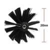 200mm Chimney Brush Rotary Dryer Vent Cleaning Brush Bristle Head Rod For Chimney Dryer Pipe Fireplace Inner Wall Cleaning Tool