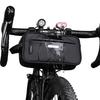 Large Capacity Polyester Bicycles Handlebars Bag Fashionable Green Bike Front Bag for Easy Storage Of Cycling Essential