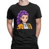 Rumi Kpop Demon Hunters Smile T-Shirt Summer  Fashion T-Shirts Male Cotton Crew Neck 6XL Clothing Short Sleeves Streetwear Tops