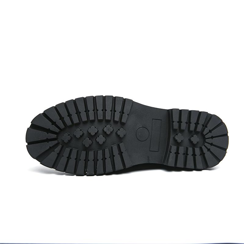 Męskie skórzane mokasyny w stylu brytyjskim, buty biznesowo-casualowe z ukrytym podwyższeniem wysokości do biura/codziennego użytku, metalowa ozdoba