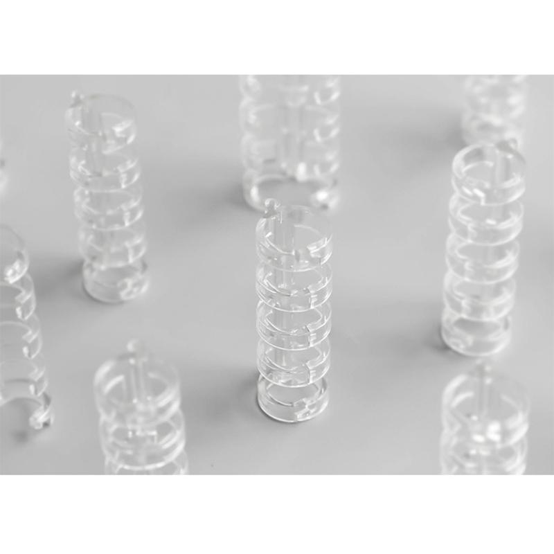 5-Ring Binding Clip 0.63" Diameter 5-ring Binding Coils Binding Comb Clip Closure Open for All Loose-leaf Notebooks
