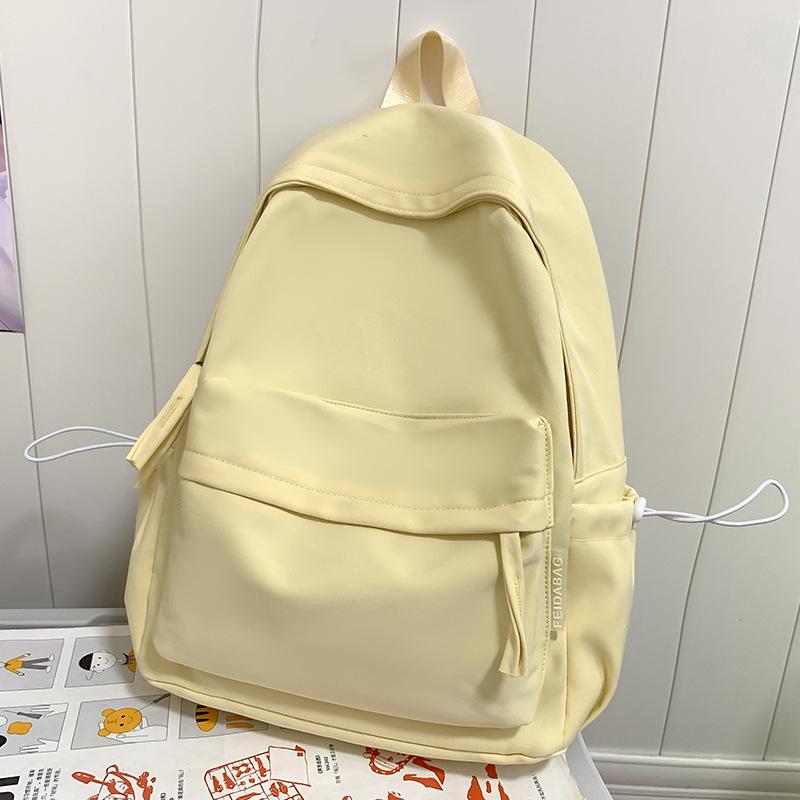 Children's Elementary School Students  Junior High School Students  College Students  Backpacks  Solid Color Shoulders
