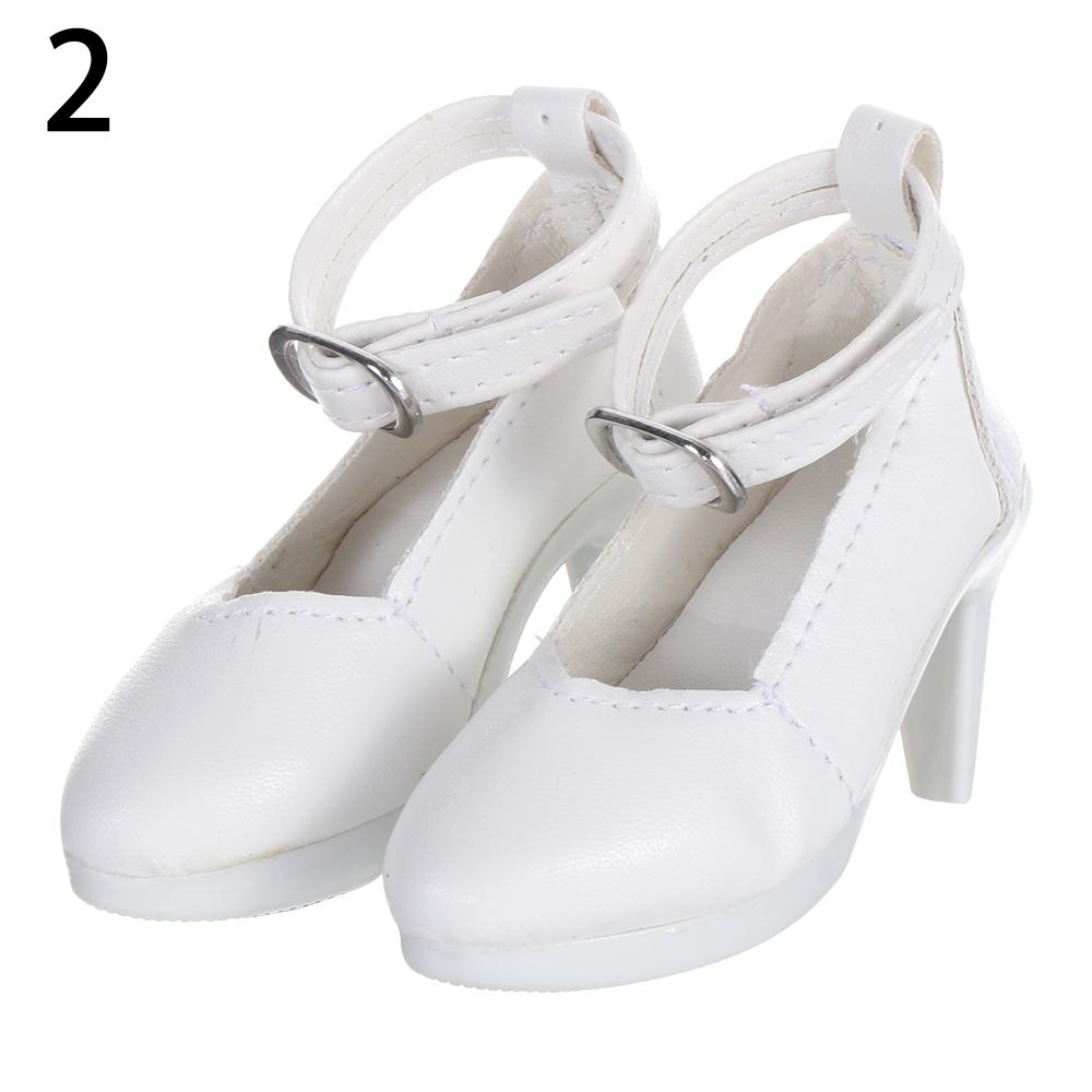 60CM Doll Shoes Princess High Heels Fashion PU Leather Boots Long Knee High Boots For 1/3 Bjd Doll Clothes Accessories