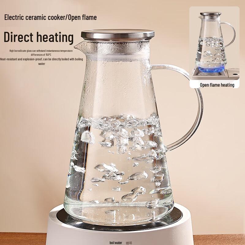 YOLCO Large Capacity High-Temperature Glass Pitcher