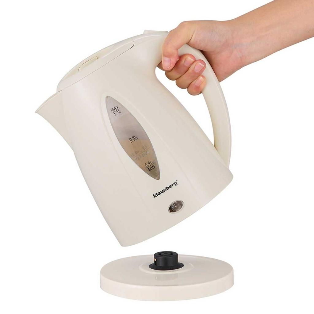 ELECTRIC KETTLE 1.2L KLAUSBERG KB-9002 CREAM