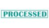 Printtoo Processed Self Inking Rubber Stamp Pre-Inked Office Stamp- Home Office Business Stationery, Black- 42 x 9