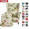 Wing Chair Slipcovers 2 Pieces/set Stretch Wingback Chair Covers Printing Armchair Furniture Protector Soft with Elastic Bottom