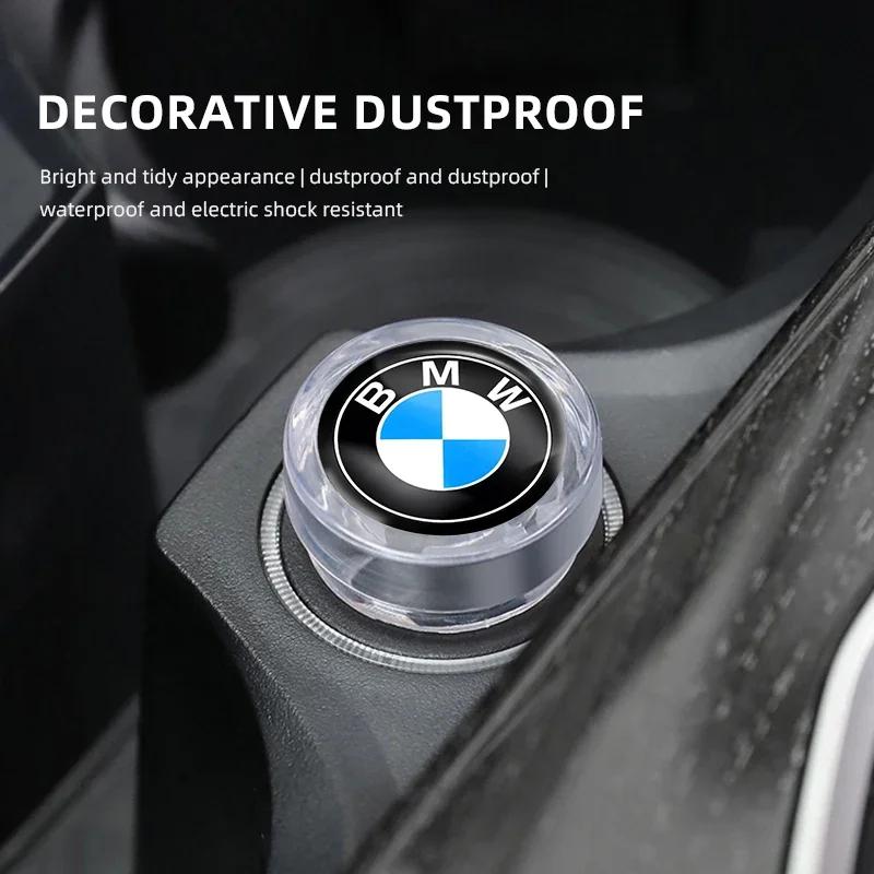 For BMW X1 X2 X3 X5 X4 X6 X7 G30 G20 G32 G11 G12 F40 F30 F20 F10 F34 Sticker Car Cigarette Lighter Dust Plug Protective Cover BM5