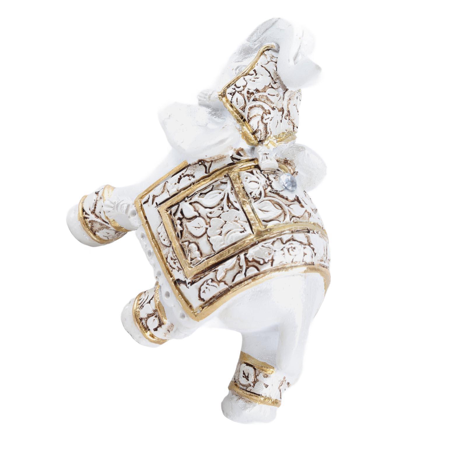 

Фигурка слона с цветочным узором, смоляной орнамент, скульптура животного для гостиной, тумба под телевизор S