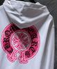 8662 CHROME HEARTS New Spring and Autumn Plus-size Thin Style Classic Style Logo Hooded Sweatshirt for Couples