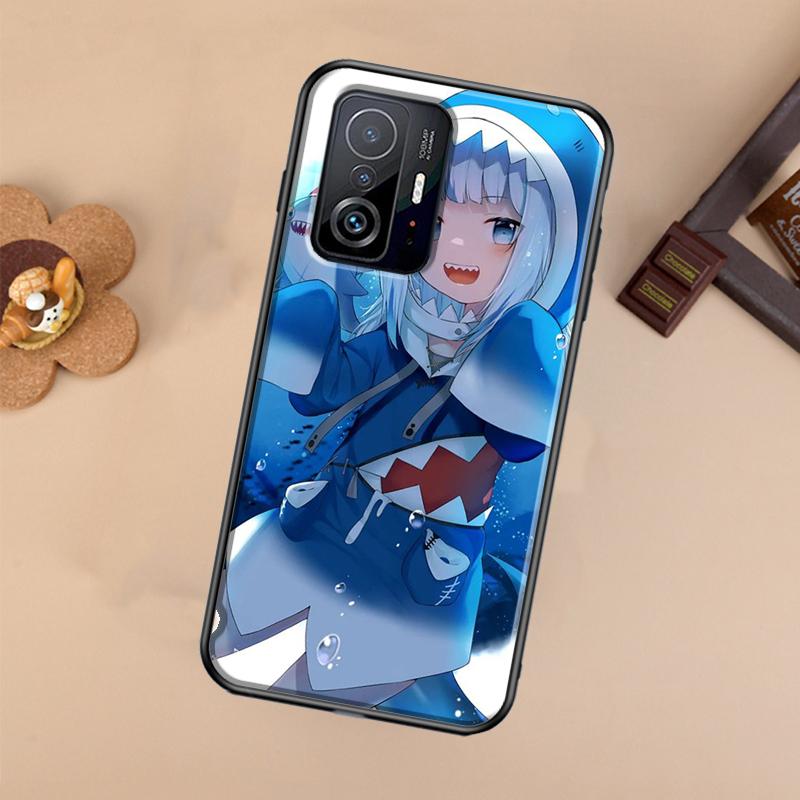 Gawr Gura Hololive Anime Case For Xiaomi POCO X7 X6 X5 X3 Pro F3 F5 F6 M6 Pro 13 14 Ultra 11T 12T 13T 14T Pro Cover