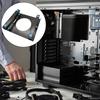 Metall & Gummi 3,5-Zoll Festplatten-Montagehalterung für 3,5 Festplatte zur 5,25-Zoll Schacht-Installation Stoßfest & Geräuschreduzierend
