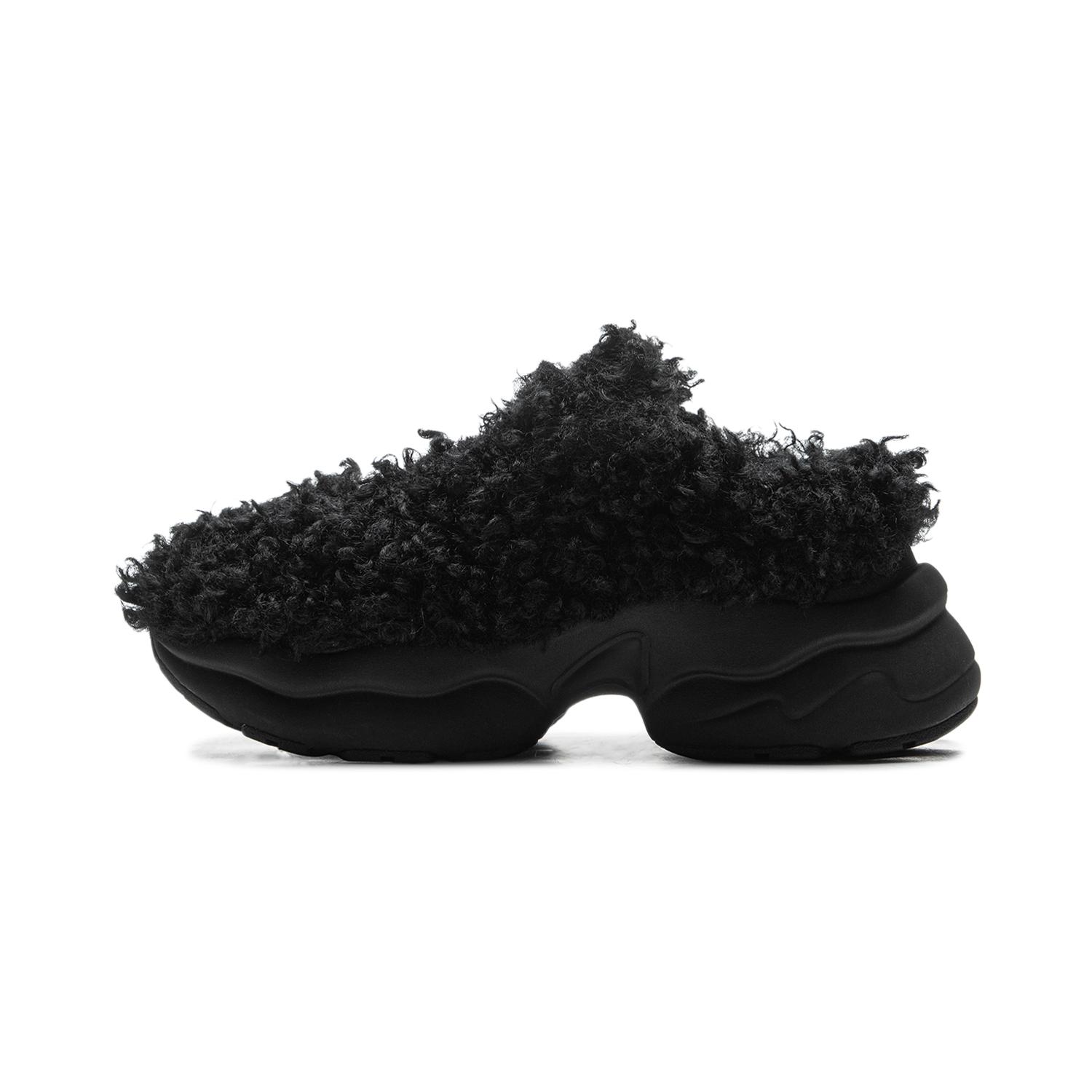 Li-Ning Women Low Top Casual Shoes Black Fleece Lined AGCU552-4 36