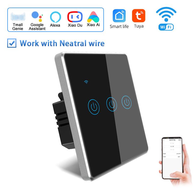 Graffiti EU Smart WiFi Touch Switch with Alexa Voice Control