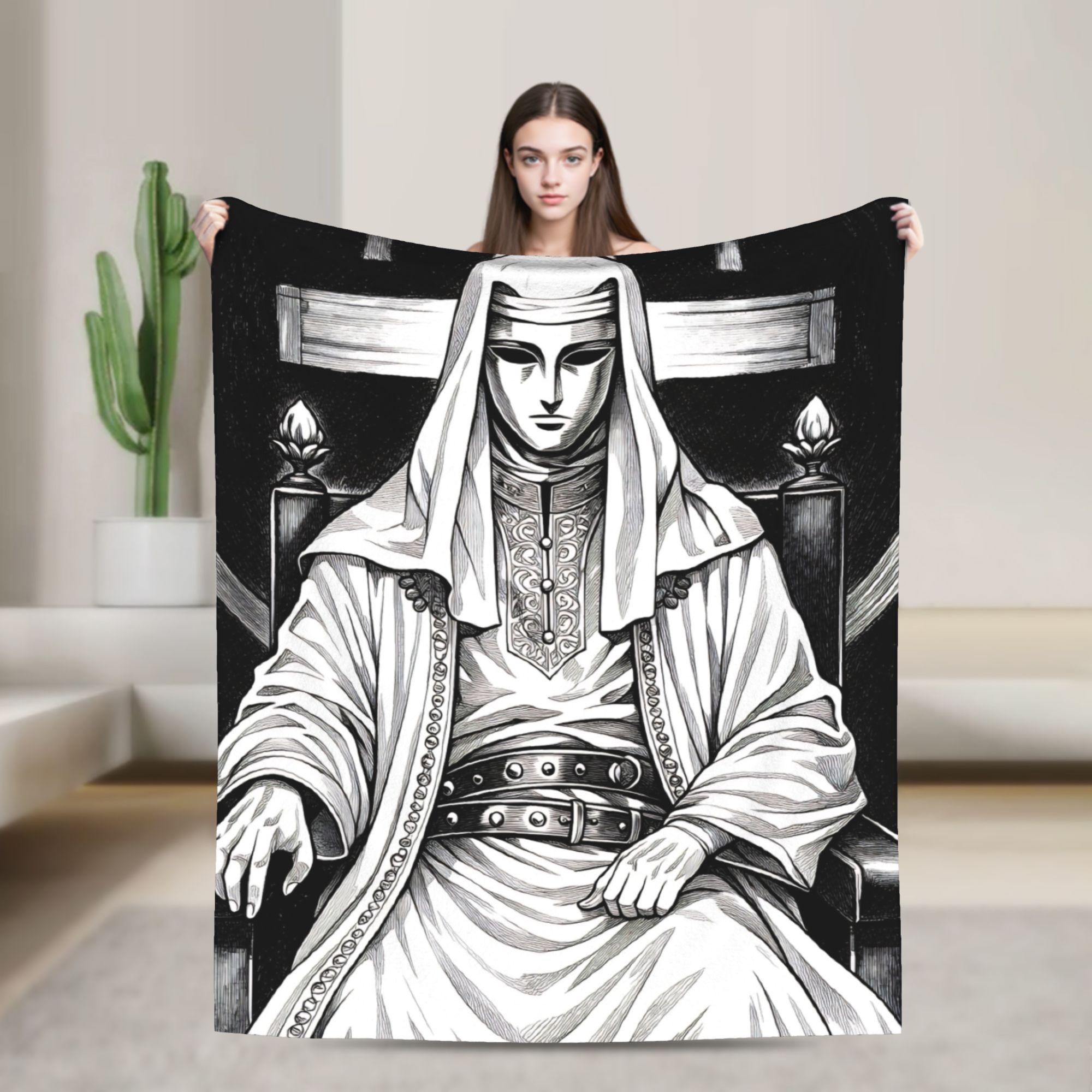 Baldwin IV of Jerusalem Soft Blanket For Chair Sofa Bed Novelty Bedding Throws Winter Travel Flannel Bedspread 75x100cm