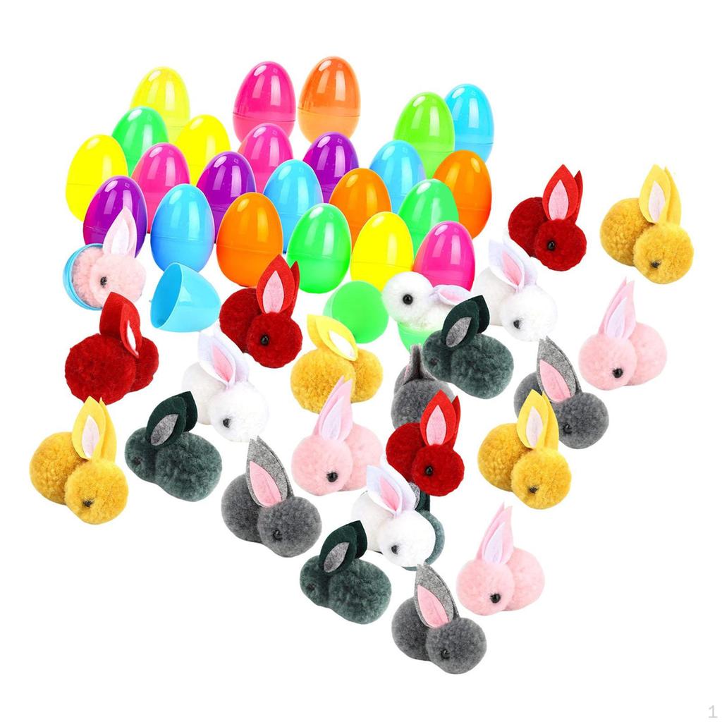 Påskeegg med kaniner Fyllbare leker til godteposer