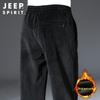 JEEP SPIRIT Men's Corduroy Straight-Leg Casual Pants