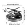 Car Center Console Decoration Solar Rotating Helicopter Model Car Network Red Aromatherapy In-car Personality Accessories