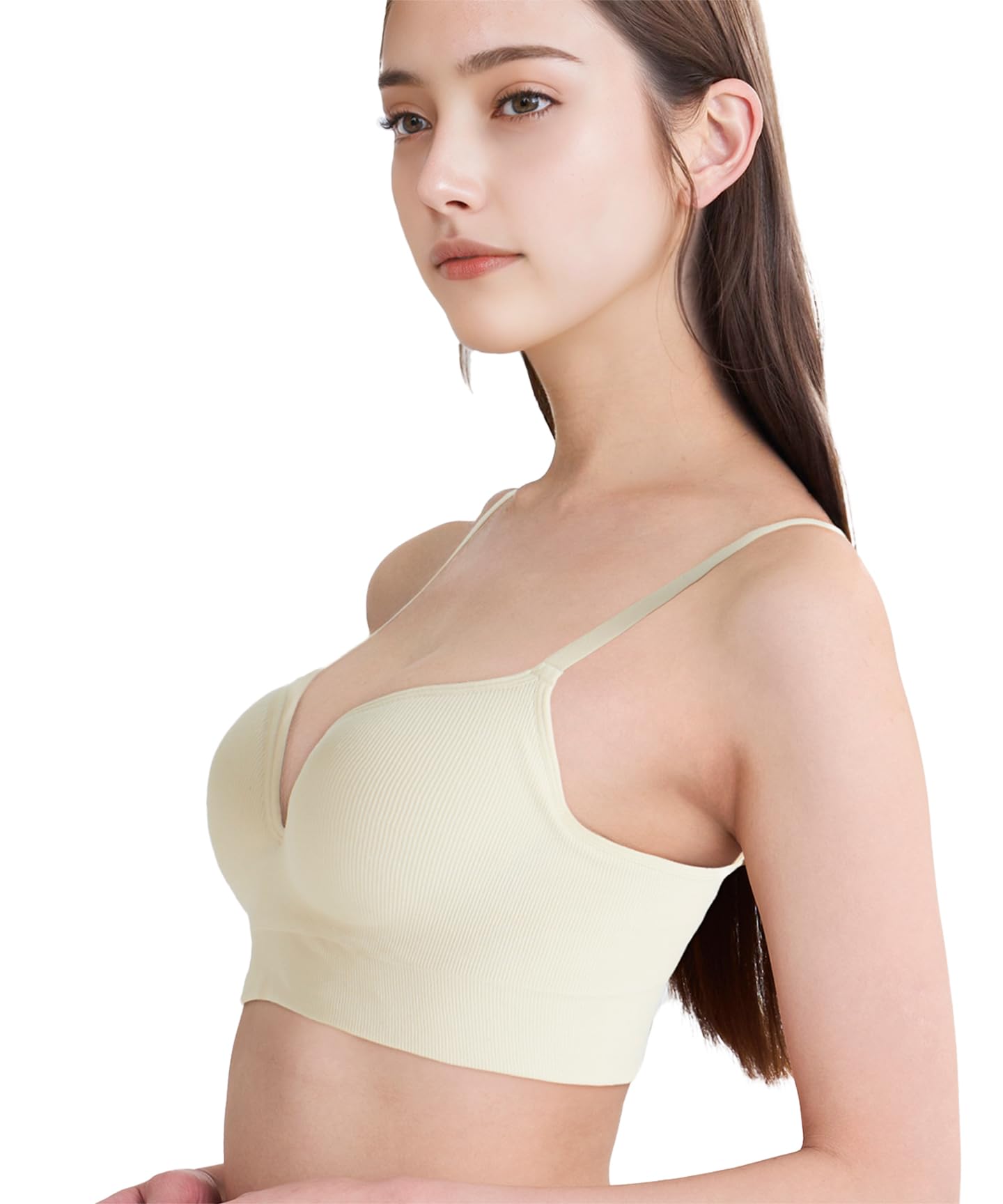 

топ-половина Идеально держится в машинной стирке топ-бюстгальтер для стирки IV M [Gokochi] Бюстгальтер без косточек, [Wacoal] посадка, место, (использовать сеть), CGG255, женский,