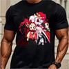 Hazbin Hotel Lucifer 2025 T-Shirt Comfortable Personality High Quality Cotton Tops Two-dimensional Nostalgia Retro Unique