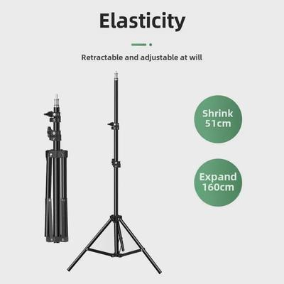 Tripé durável para fotografia ao ar livre - Suporte de luz resistente de 1,6 m