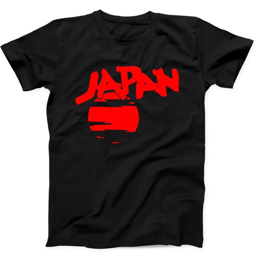 

Япония Новая Волна Рок Поп Sylvian Музыкальный Подарок Черная Футболка T Shirt 202 4XL