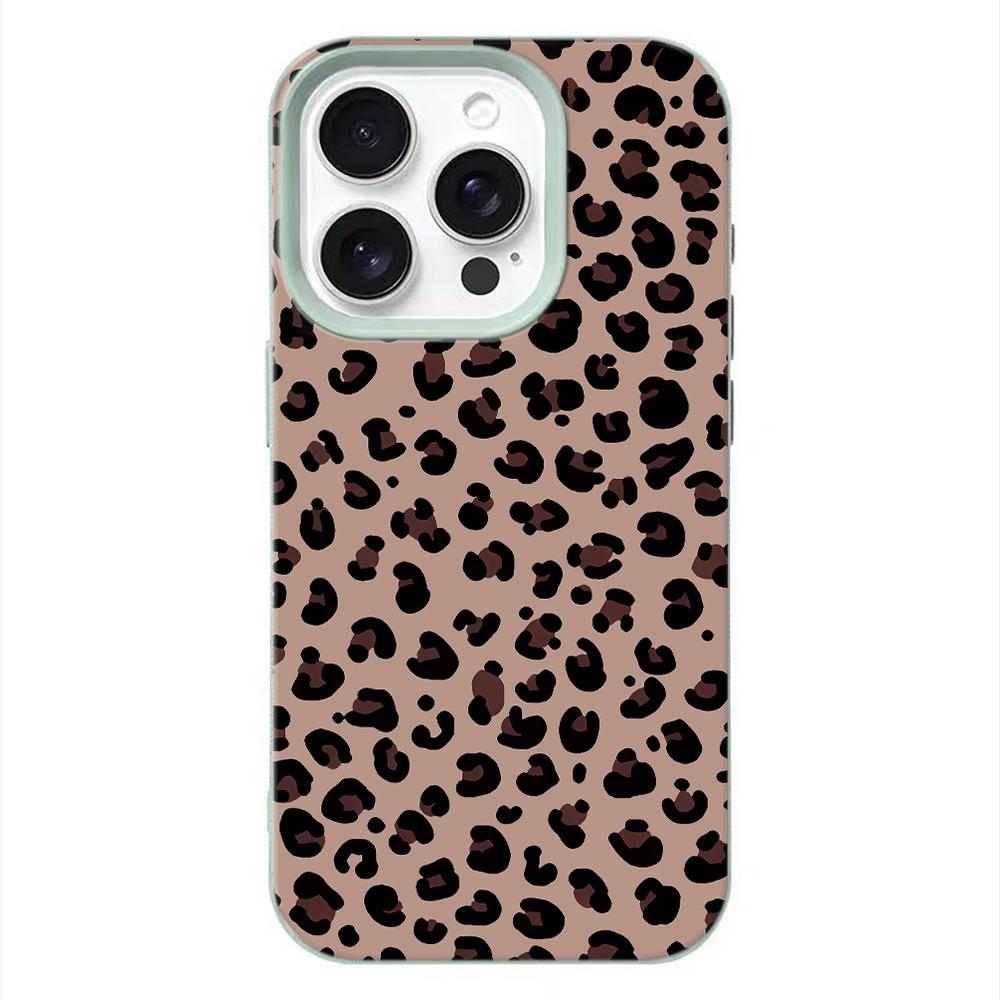 Sexy Leopard Print Phone Case For IPhone 17 16 15 Plus 11 13 12 14 Pro Max 16e 17 Air Soft Transparent Cover Cases Coque