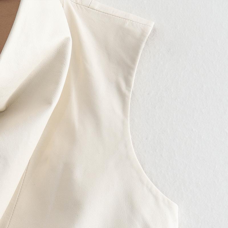 Elegant Stand Collar Soft Blouse Women Loose Draped Sleeveless Solid Shirts Summer Stylish Casual Lady Tops