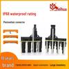 T-Type 4-to-1 MC4 Photovoltaic Connector, IP68 Waterproof, 1000V/50A