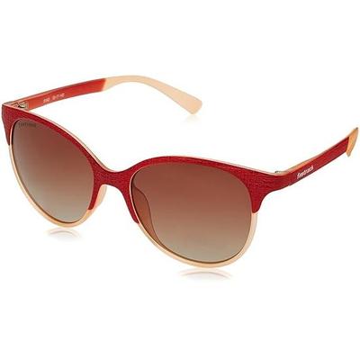 Fastrack Square Shaped Sunglasses With Gradient Lens Technology for Women,Brown